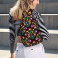 thumbnail image 5 of Lsque Traditional Floral Polish Pattern Canvas Daypack, Durable Backpack, High-quality Versatile Backpack,Vintage Compact Backpack-Medium, 5 of 6