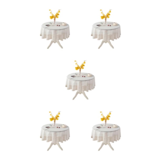 Inteprter de encaje, limpia y elegante, duradera y fácil de limpiar, mantel , tamaños disponibles, estrellas, 120cm Type2 NO2