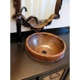 thumbnail image 6 of Novatto TCU-014NA GRANADA Round Surface Mount Copper Sink with Natural Finish  17-Inch Diameter  Copper Brown, 6 of 6
