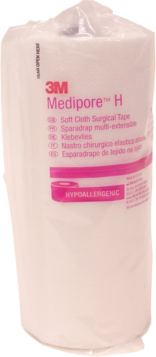 3M 2866 Medipore H Soft Cloth Surgical Tape 6" x 10 yd 1 Roll