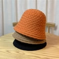 thumbnail image 3 of CoCopeaunts Vintage Knitting Bucket Hat Women Sweet Fisherman Hat Autumn Winter Solid Color Lightweight Crochet Beanies Cap, 3 of 8