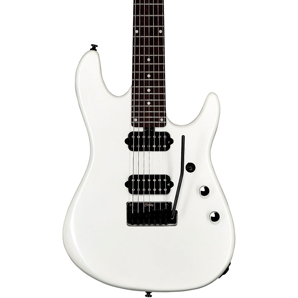 Sterling by Music Man Jason Richardson Cutlass 7-String Electric Guitar Pearl White