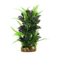 thumbnail image 1 of Planta Decorativa Decoración Acuario Terrario Plástico Tanque Hábitat para Los Reptiles Verde Púrpura 11 x 8 x 20 cm/4.33x 3.15x 7.87, 1 of 4