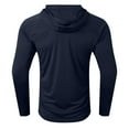 thumbnail image 5 of Mens Long Sleeve Men T Shirts Lightweight Cool Outdoor Hooded Shirt for Comfort and Performance Mens T-Shirts In Graphic T Shirts Big and Tall Cotton Black, 5 of 5