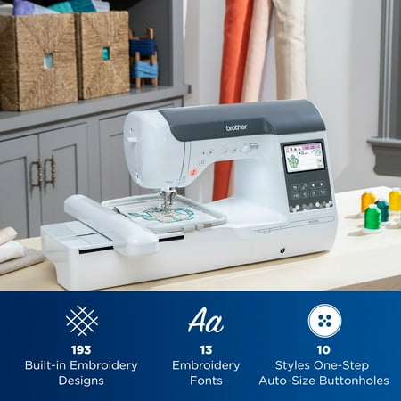 Brother SE2000 Sewing & Embroidery Machine with Color Sort & Wireless Connectivity