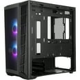 thumbnail image 6 of Cooler Master MasterBox MB320L ARGB Micro-ATX Mini Tower with DarkMirror Front Panel, Mesh Intake Vents, Tempered Glass Side Panel, ARGB Controller, Dual ARGB Lighting Fans - Black, 6 of 21