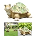 thumbnail image 5 of Resin Garden Turtle indoor and outdoor Realistic Animal Sculpture Yard Lawn Pond Store Fairy Garden Ornament - tortoise, 5 of 8
