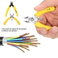 thumbnail image 3 of Alicates diagonales electrónicos, alicates de corte lateral para cables, herramienta cortadora de alambre TU-109A, 3 of 9