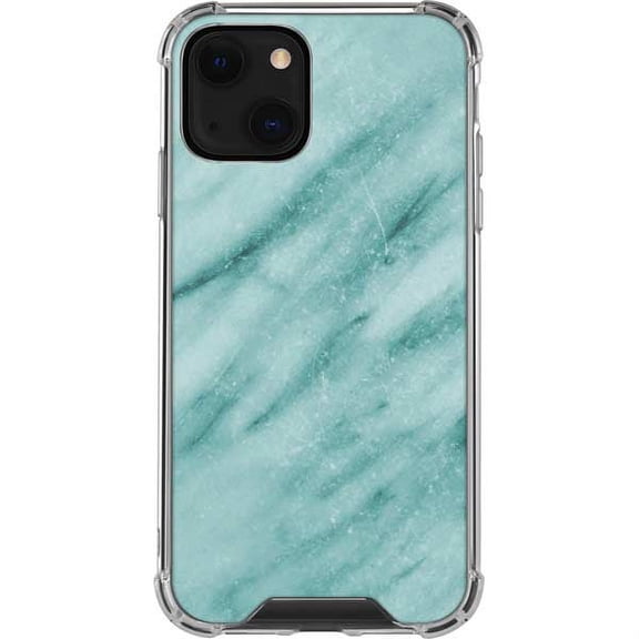 Skinit Marble Turquoise Marble iPhone 13 Mini Clear Case