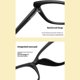 thumbnail image 2 of Guardurnaity Gafas de sol magnéticas con clip para hombre y mujer, antideslumbrantes, para conducir, redondas, con clip Cadenas y cordones para anteojos 2328D, 2 of 6