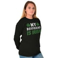 thumbnail image 3 of St Patricks Day Irish Boyfriend Women's Long Sleeve T Shirt Brisco Brands S, 3 of 6