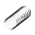 thumbnail image 5 of Seitruly Paquete de 10 pulseras de silicona, decoraciones de moda flexibles, accesorios para juegos de rol, dijes, regalos para bares, discotecas, fiestas doce 5piezas, 5 of 5