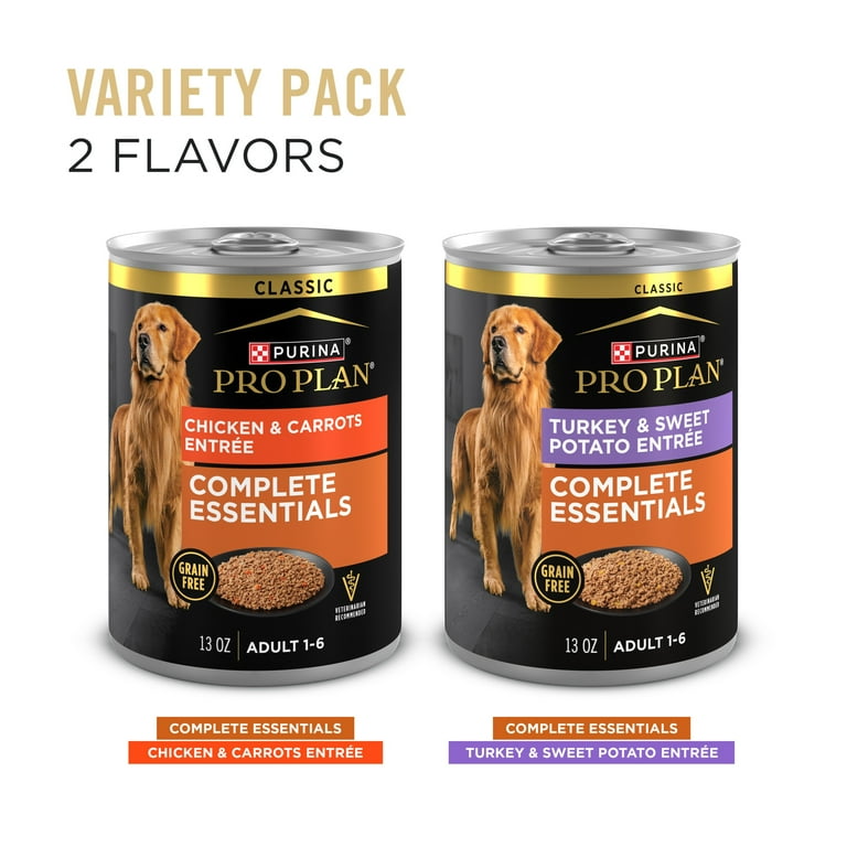 Purina Pro Plan Wet Complete Essentials Variety Pack 13 oz Cans