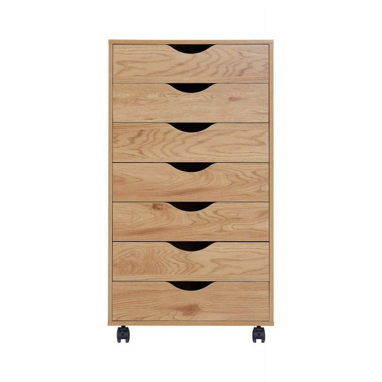 Makeup Storage Cabinet by Naomi Home-Color:Black,Size:7 Drawer, Size: 7 Drawer/Black