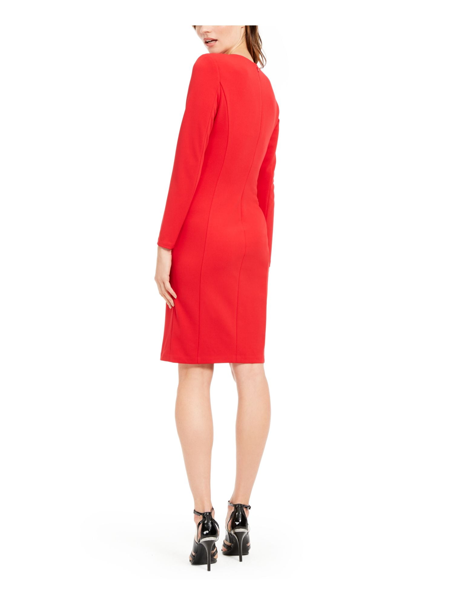 Calvin klein clearance red long dress