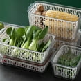 Yolmart Refrigerator Storage Vegetable And Fruit Draining Fresh Keeping