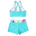 thumbnail image 5 of Womens Two Piece Swimsuit V Neck Push Up Bikini Set with Boyshorts Athletic Performance Swimwear for Swimming Pool and Beach, 5 of 8