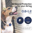 thumbnail image 2 of 2 fundas de silicona para collares de perros con soporte para Airtag, compatibles con Apple Airtag., 2 of 5