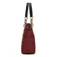 thumbnail image 5 of MKF Collection Kissaten M Signature Tote Bag Vegan Leather Shoulder Bag Purse by Mia K - Navy Blue, 5 of 9