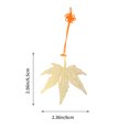 thumbnail image 2 of 14pcs Christmas Leaves Ornament Hanging Maple Leaves for Christmas Tree, 2 of 7