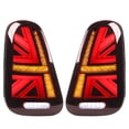 thumbnail image 2 of Ensemble de feu arrière, feu stop arrière IP67 étanche entièrement LED pour Cooper R50 R52 R53 rouge, 2 of 7