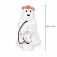 thumbnail image 2 of Summerween Ghost With Puppy Figurine, Flower Crown Adorned Statue, Whimsical Resin Tabletop Decor for Halloween Parties and Home Displays, 2 of 5