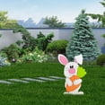 thumbnail image 4 of YWIYIUD 1PCS Easter BunnyEgg Garden Stake 2D AcrylicBunny Decorative GardenStakes Easter Decorations Welcome Signs Rabbits Happy Easter Spring Decor for Outdoor Festival Home Party Supplies, 4 of 6