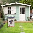 thumbnail image 5 of 4th of July Garden Flag Stars Patriotic Independence Day Memorial Day Flags Outdoor Yard Decoration 12x18 Inch, 5 of 6
