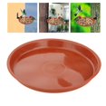 thumbnail image 4 of Baño para pájaros, comedero para pájaros, diseño poco de plástico, comedero para beber, cuenco para platos reutilizable ligero, para patio de Sunnimix Bandeja de baño para pájaros, 4 of 8