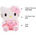 thumbnail image 3 of Pink Hello Kitty Plush Toys Kawaii Soft Stuffed Doll Cute Plushie Toys Birthday Gifts For Kids Girls, 3 of 5