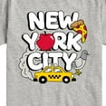 thumbnail image 3 of Instant Message - New York City Collage  - Toddler & Youth Short Sleeve Graphic T-Shirt, 3 of 6