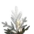thumbnail image 2 of Vickerman 4.5' x 47" Flocked Kamas Fraser Tree, Warm White Low Voltage 3MM LED Lights., 2 of 4