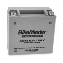BikeMaster AGM Platinum II Battery MS12-16-BS For Kawasaki VN1500 Vulcan Classic 1996-2009