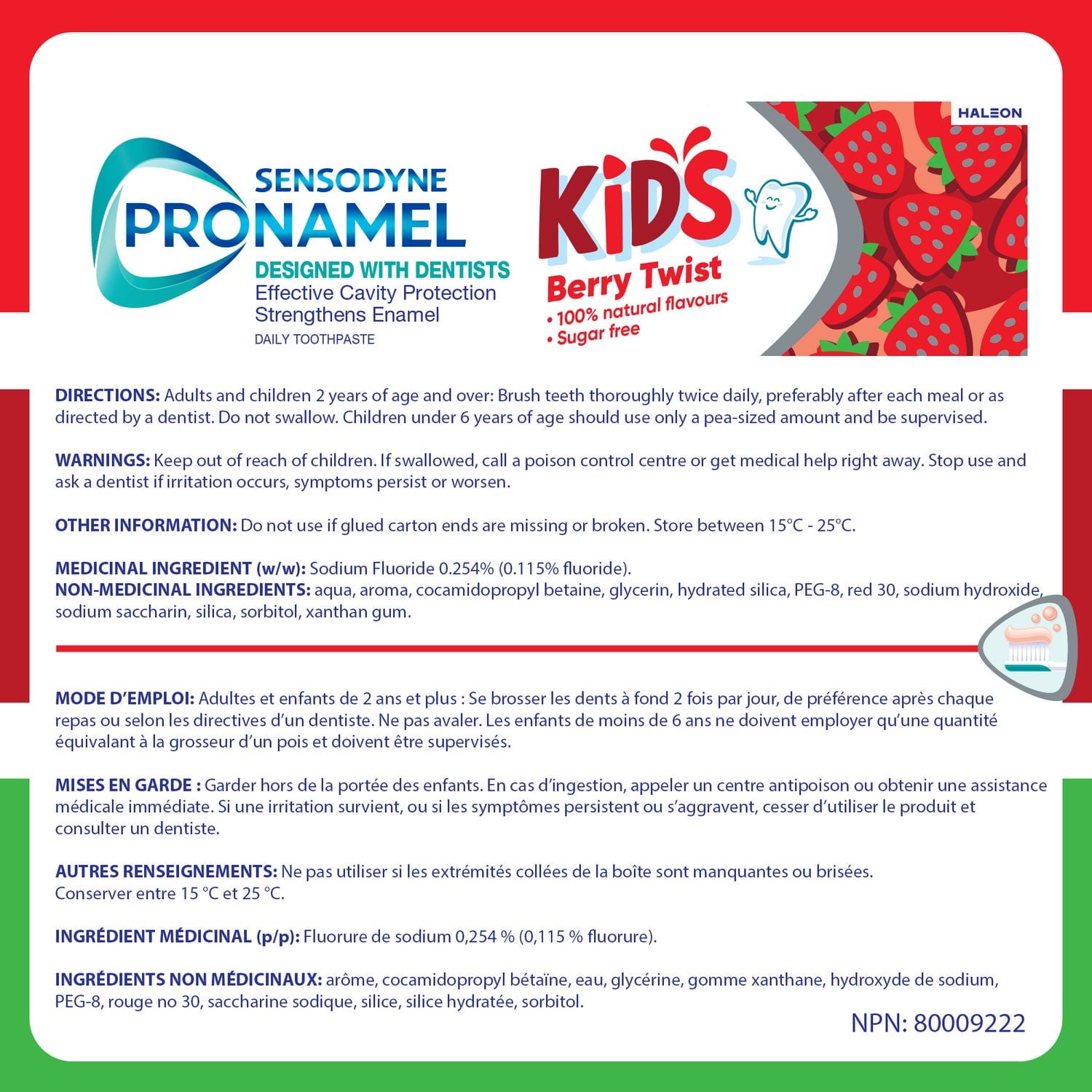 Sensodyne Pronamel Kids, Berry Twist, 75mL