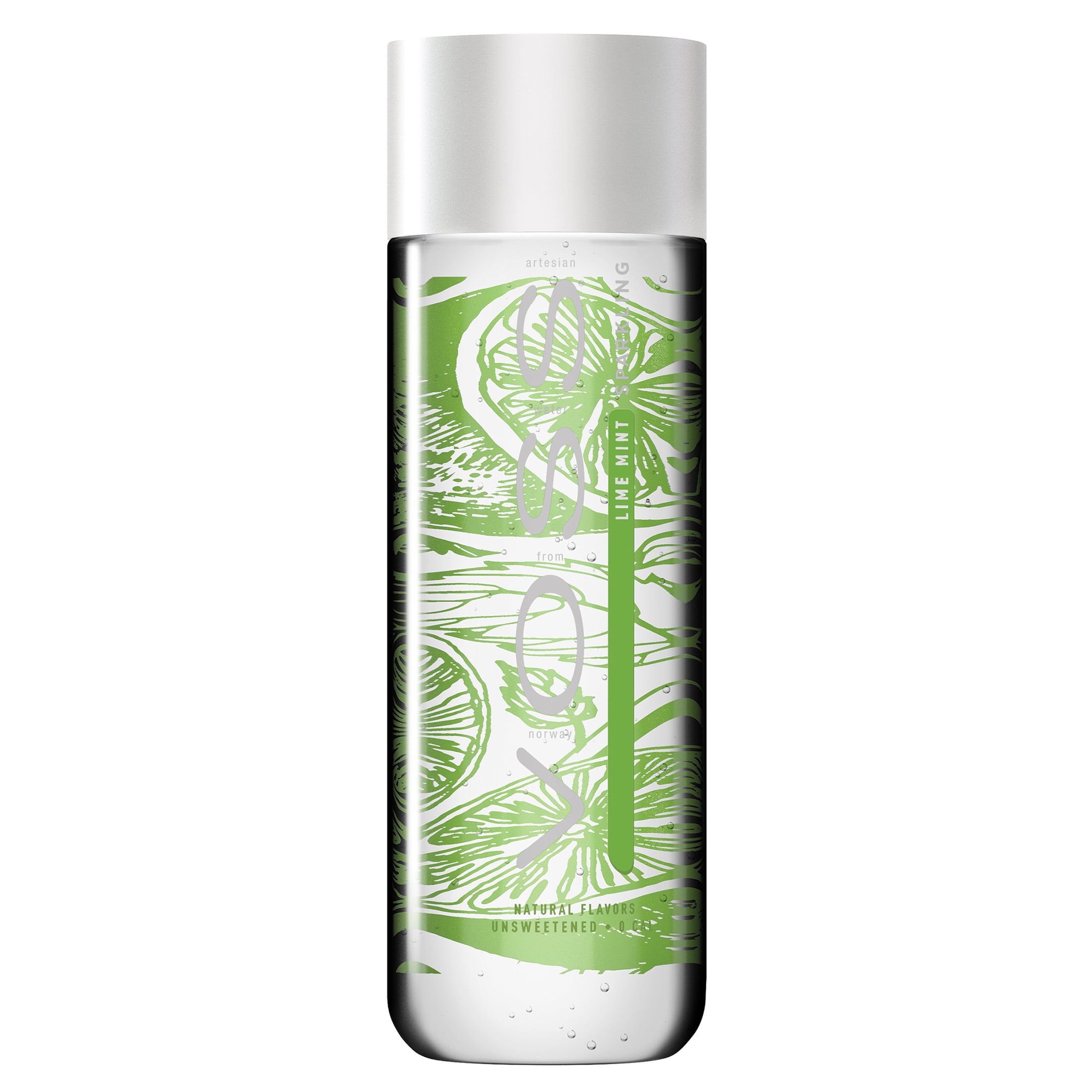 (12 Bottles) VOSS LIMEMINT FLAVORED SPARKLING WATER 330ML PET