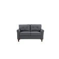 thumbnail image 4 of Uspridefurniture Mcnaboe 54.53'' Linen Flared Arm Loveseat, Gray, 4 of 5