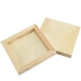 thumbnail image 2 of SEUNMUK 10 Pack 8 x 8 inch Wooden Canvas Boards, Thick Unfinished Wood Panel, Painting Panels for Painting, 2 of 5