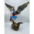 thumbnail image 5 of The Faith Gift Shop Saint Michael The Archangel Navy And Gold Wings Collection Resin Material Perfect Gift to Family Members to show Love and Faith, 5 of 10