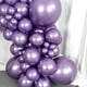 thumbnail image 5 of Globos morados de metal de cromo de 12 pulgadas y 50 paquetes de globos de helio KIRIKOU de espesor para la decoración de la fiesta de Navidad de graduación en el aniversario de la boda de cumpleaños, 5 of 5