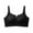 Black, variant on ShomPort Full Coverage Bras for Womens Plus Size Supportive U-Back Wireless Breathable Smoothing Underwear