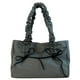 thumbnail image 3 of Bolso Mano Nailon Color Liso para Mujer Con Lazo Bandolera Diario Gran Capacidad (), 3 of 4