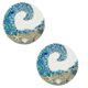 thumbnail image 1 of Hanging Ornament Sea Glass Sun Catcher Crashing Ocean Beach Suncatcher for Window Beach Glass Suncat, 1 of 5