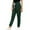 Green, variant on cfhntfmh Workout Pants for Women Casual Fall Elastic Waisted Jogger Pants Athletic Drawstring Cinch Bottoms Pants with Pockets
