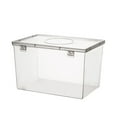 thumbnail image 2 of 2025 New Storage Box Savings Up to 65% off Airtight Bread Storage Containers Bread Box Plastic Reusable Loaf Cake Clear Bread Dispenser Fresh Bread Organizer Bin - Clear, 2 of 8