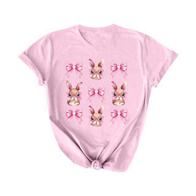 Mujeres Pantalones Cortos de Manga Corta Impresa Floral Cuello Redondo Superior / Camisa Poliéster, Blusa Casual de Moda para el Uso Diario Del Hogar