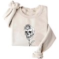 thumbnail image 4 of Halloween Sweatshirt for Women Versatile Women's Sweatshirt for Comfort and Effortless Style Soft Knit Pullover Top for Casual Wear Beige L, 4 of 4
