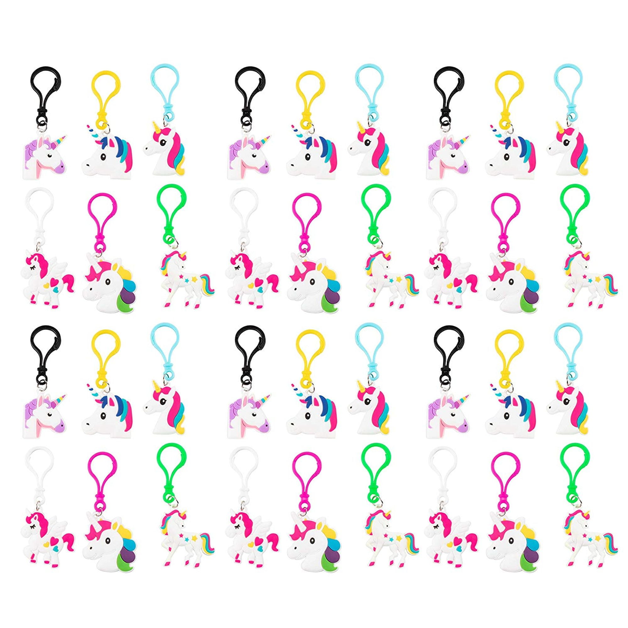 Pretty Unicorn Key Ring Fantasy Magic We Believe Keyring Party Gift Bag