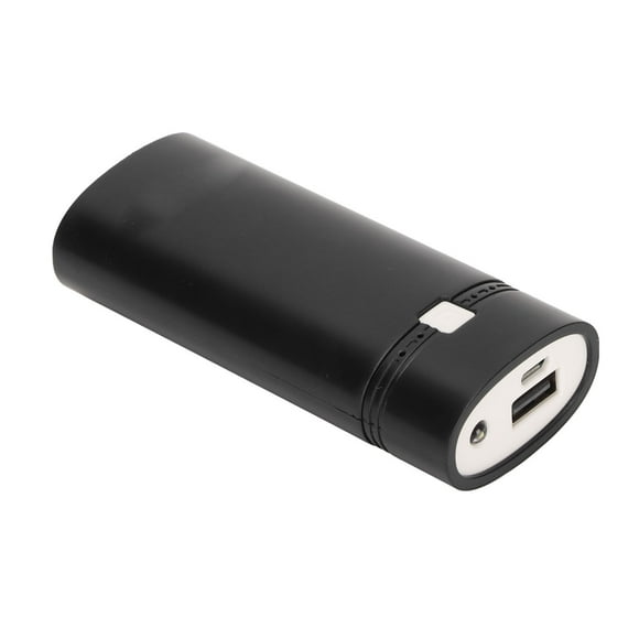 Banque d'Alimentation 2x18650, Chargeur USB Portable avec Protection contre les Surintensités, Charge d'Urgence Légère pour Téléphones Intelligents, MP3, MP4, Tablettes