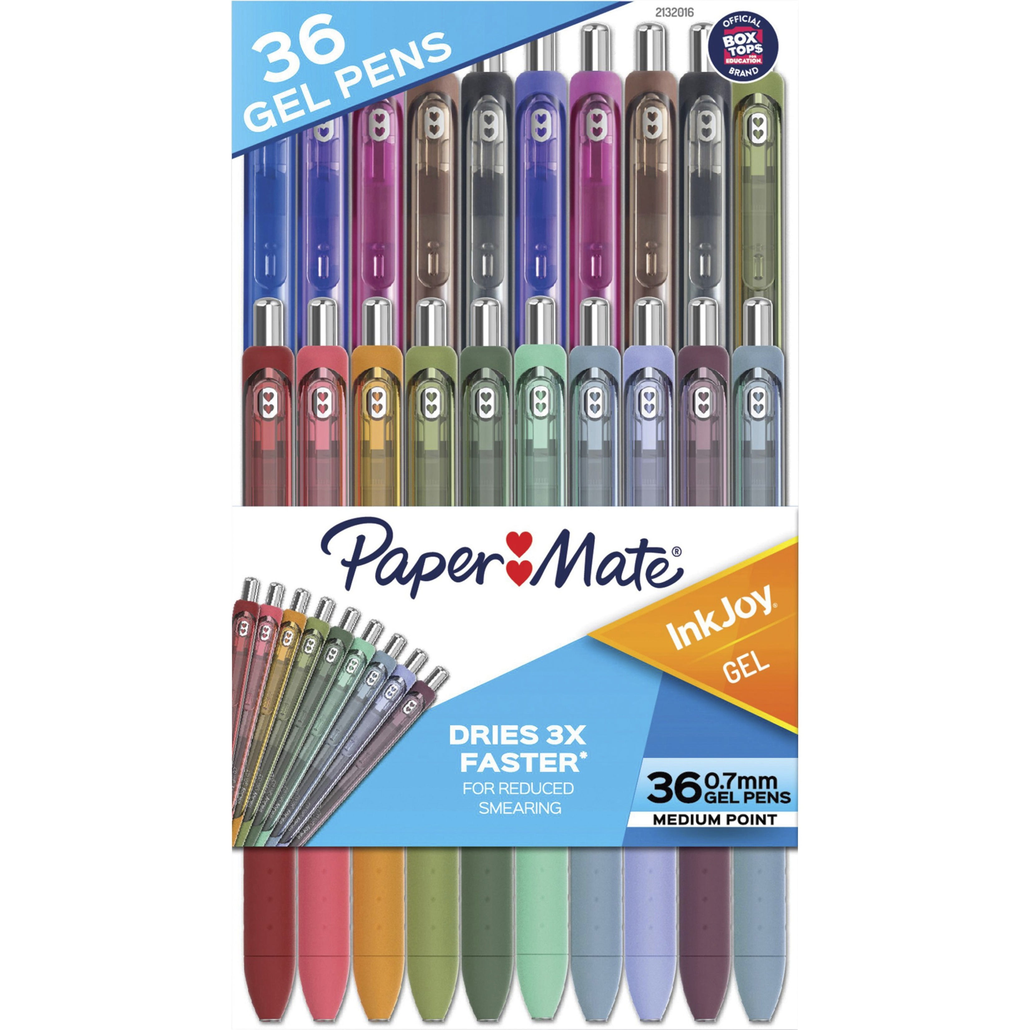 Assorted Medium Point Gel Pens 36 Count 0.7 mm Paper Mate InkJoy Pens 
