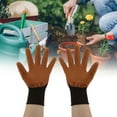 thumbnail image 3 of 5 pares de guantes de jardinería resistentes al desgaste, antideslizantes, transpirables, accesorios de jardinería, 3 of 9